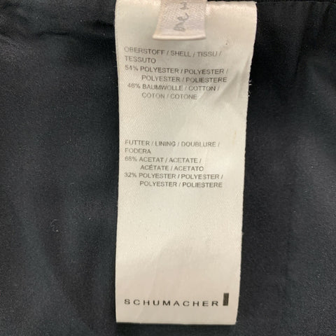 DOROTHEE SCHUMACHER Size XS Gold Black Polyester Wool Metallic Dress Pants