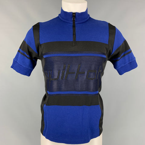 LOUIS VUITTON by VIRGIL ABLOH Pre-FW19 Size L Blue Cotton /  Polyester Bike Cycle Pullover Jersey