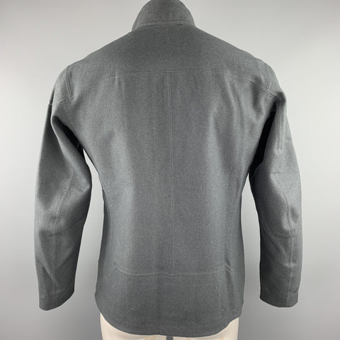 ARCTERYX Size M Slate Wool Zip Up High Collar Diplomat Jacket