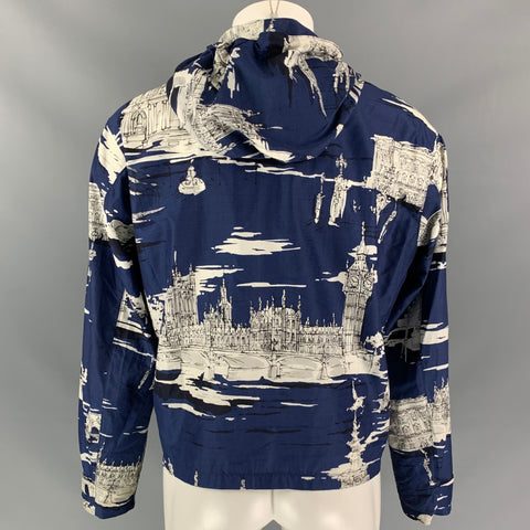 BURBERRY PRORSUM Fall 2014 Size 40 Navy London Landmark Jacket
