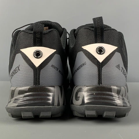 ADIDAS TERREX TWO GTX Size 10.5 Black White Nylon Lace Up Sneakers