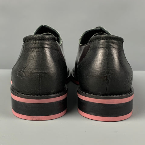 JOHN FLUEVOG Size 10 Brown Pink Cream Ombre Leather Wingtip Lace Up Shoes