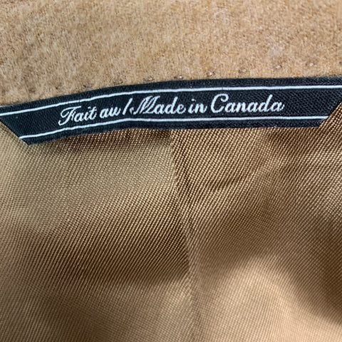 SAKS FIFTH AVENUE Size 44 Tan Cashmere Notch Lapel Sport Coat