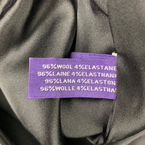 RALPH LAUREN Collection Size 2 Black Wool Tulip Skirt