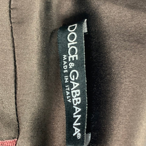 DOLCE & GABBANA Size 6 Brown Wool Sleeveless Mid-Calf Dress