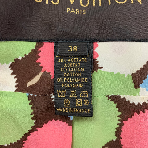 LOUIS VUITTON Size 6 Multi-Color Embroidered Polyester Blend Jacket