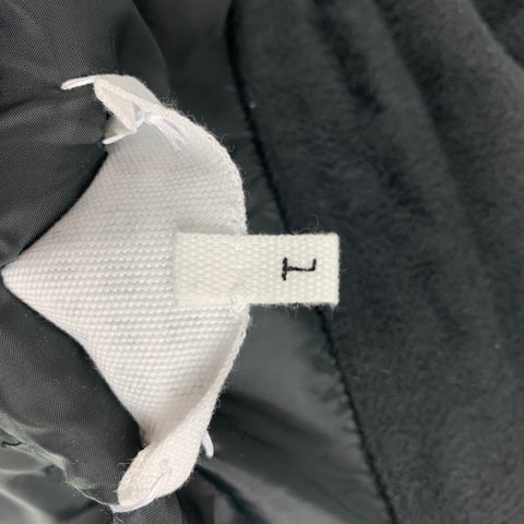MARTIN MARGIELA Size One Size Black Cotton Snaps Jacket