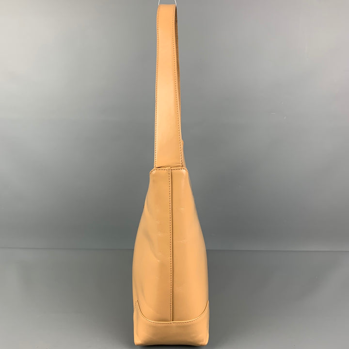 LAMBERTSON TRUEX Beige Leather Shoulder Bag Handbag