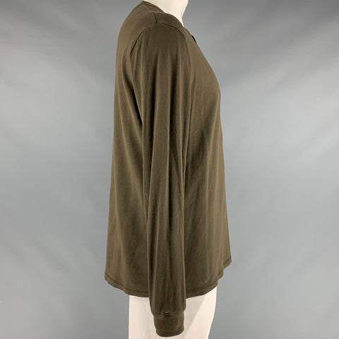 3.1 PHILLIP LIM Size L Brown Cotton Spandex Pullover