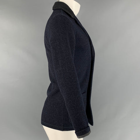 JACK SPADE Taille XS Veste en laine polyester gris marine