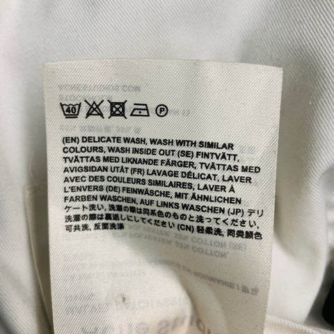 ACNE STUDIOS Size 44 Black Polyester Cotton Patches Jacket