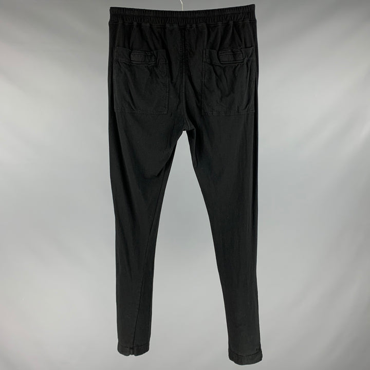 DRKSHDW Size M Black Cable Cotton Sweatpants Casual Pants