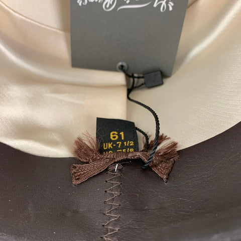 GOORIN BROTHERS Size 7 Olive Solid Felt Alessia Hats