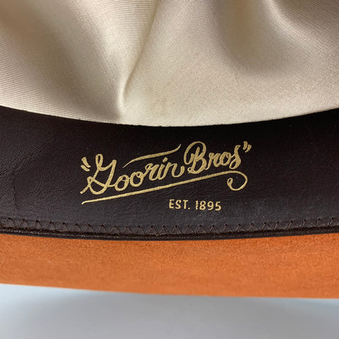 GOORIN BROTHERS Chapeaux en feutre de plumes rouille taille 7