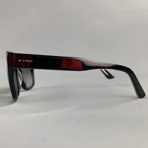 ETRO Black Acetate Sunglasses