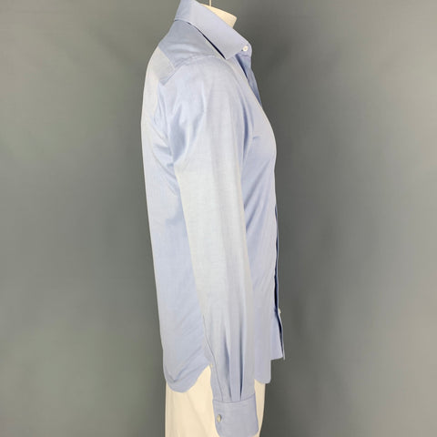 HAMILTON Size L Blue Long Sleeve Shirt