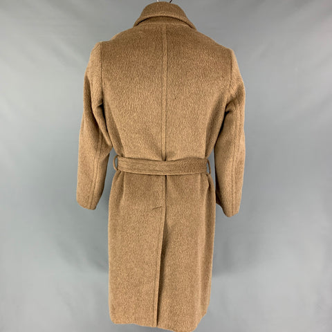 MAISON MARTIN MARGIELA Size 38 Tan Textured Wool Blend Coat