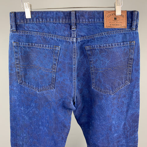 LUCKY BRAND Size 32 x 32  Blue Dyed Denim Jeans