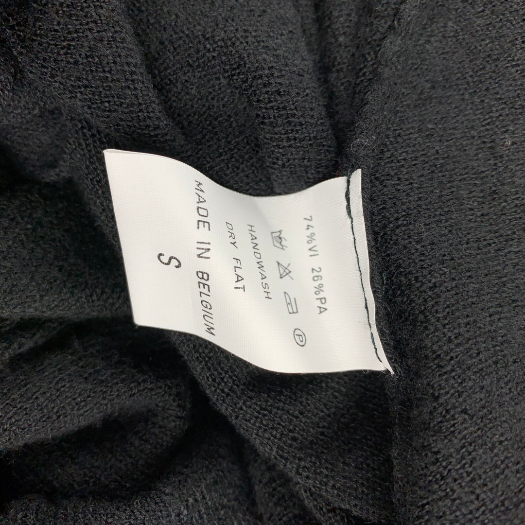 A.F. VANDERVORST Size S Black Viscose / Polyester Knitted Oversized Cardigan