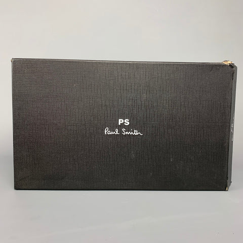 PS by PAUL SMITH Size 9 Black Leather Cap Toe Lace Up Shoes