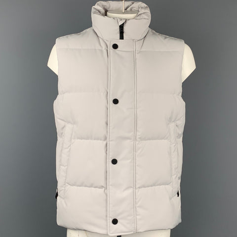 BOGNER Chaleco acolchado de poliéster / poliamida gris claro Talla 40