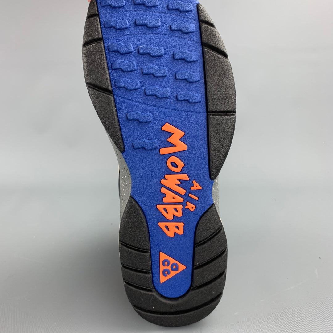 Nike Air Mowabb ACG Rattan Birch Talla 10 Zapatillas altas de cuero beige y azul