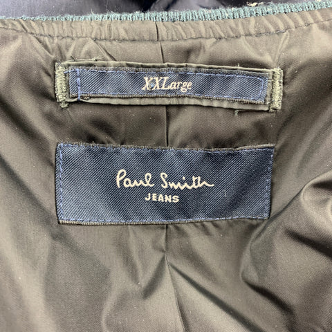 PAUL SMITH JEANS Taille XXL Marine Matelassé Polyester / Nylon Bomber Jacket