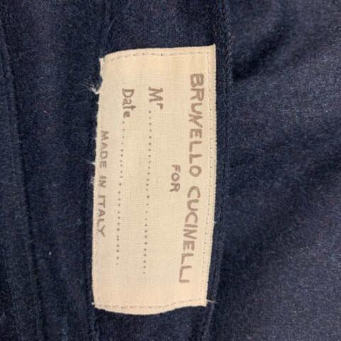 BRUNELLO CUCINELLI Size 30 Navy Lana Wool Casual Pants