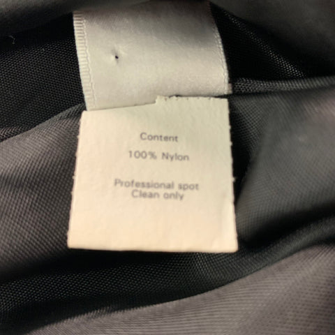 MONIQUE LHUILLIER Size 4 Black Nylon Mesh A-Line Skirt