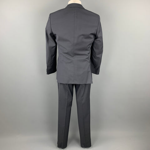 HUGO by HUGO BOSS Regular Size 36 Dark Blue Virgin Wool Single Breasted Suit