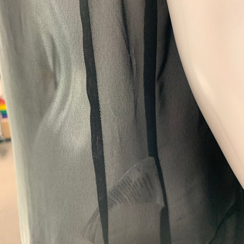 MCQ by ALEXANDER MCQUEEN Size L Black Polyester Pleated Sleeveless Dress Top