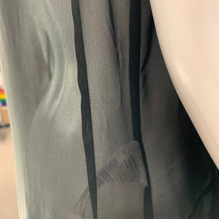 MCQ by ALEXANDER MCQUEEN Size L Black Polyester Pleated Sleeveless Dress Top