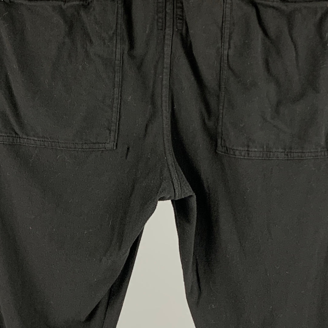 DRKSHDW Size M Black Cable Cotton Sweatpants Casual Pants