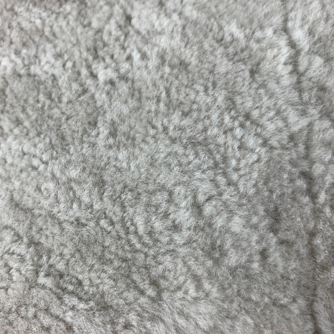 IRO Size L Grey Black Shearling Oversized Jacket