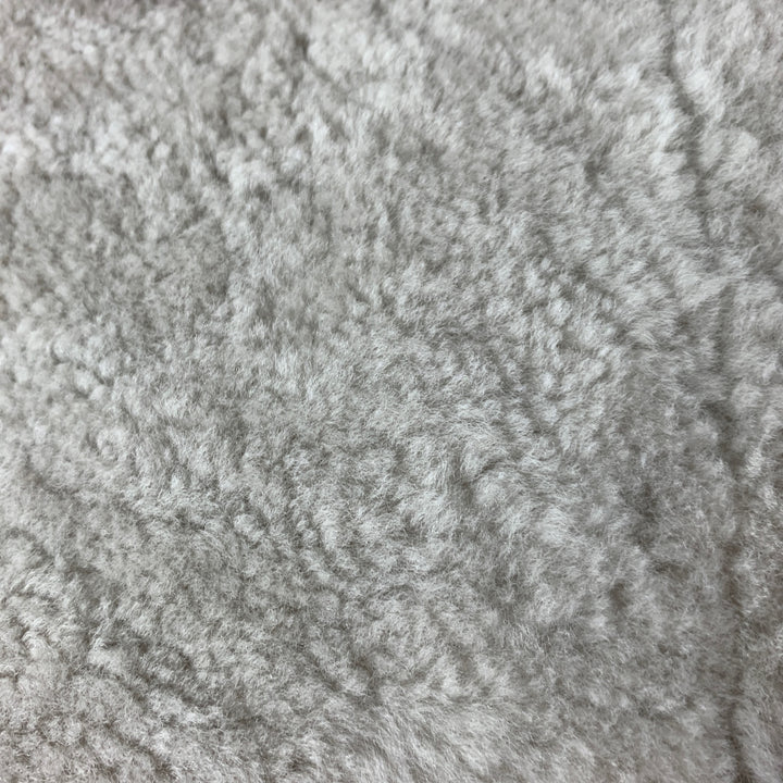 IRO Size L Grey Black Shearling Oversized Jacket