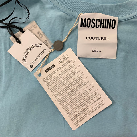 MOSCHINO COUTURE 2018 Size XXS Multi-Color Cotton My Little Pony T-Shirt