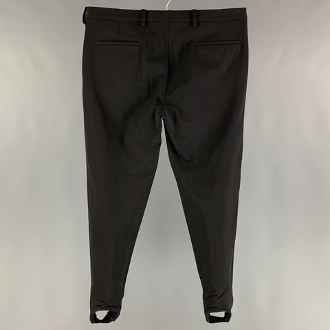 PRADA Size 36 Black Nylon Blend Jodhpurs Dress Pants