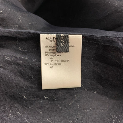 GIAMBATTISTA VALLI Size 6 Black Brocade Polyamide Blend A-Line Dress