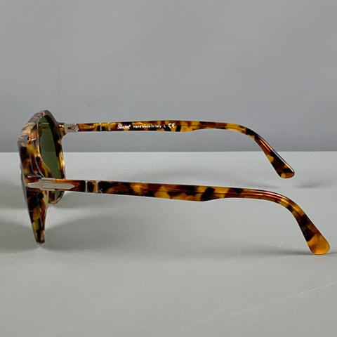 PERSOL Brown Tortoiseshell Acetate Sunglasses