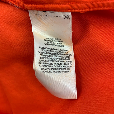 RALPH LAUREN Size XL Orange Cotton Classic Fit Long Sleeve Shirt