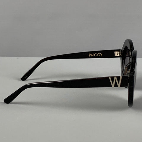 WILDFOX Black Acetate Twiggy Sunglasses