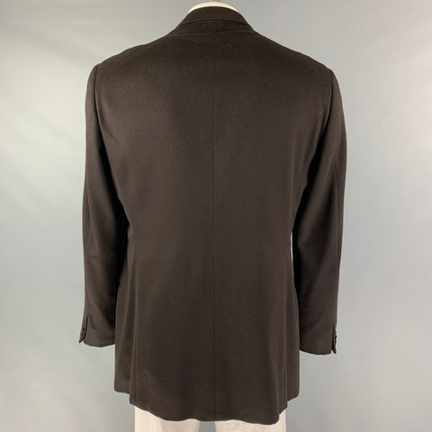 ARMANI COLLEZIONI Chest Size 44 Brown Cashmere Single breasted Sport Coat