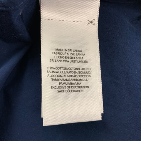 POLO by RALPH LAUREN Size S Navy Cotton Button Up Long Sleeve Shirt