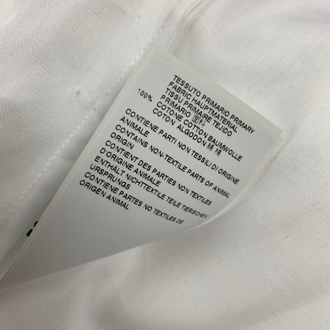 VIVIENNE WESTWOOD Size M White Cotton Button Up Long Sleeve Shirt