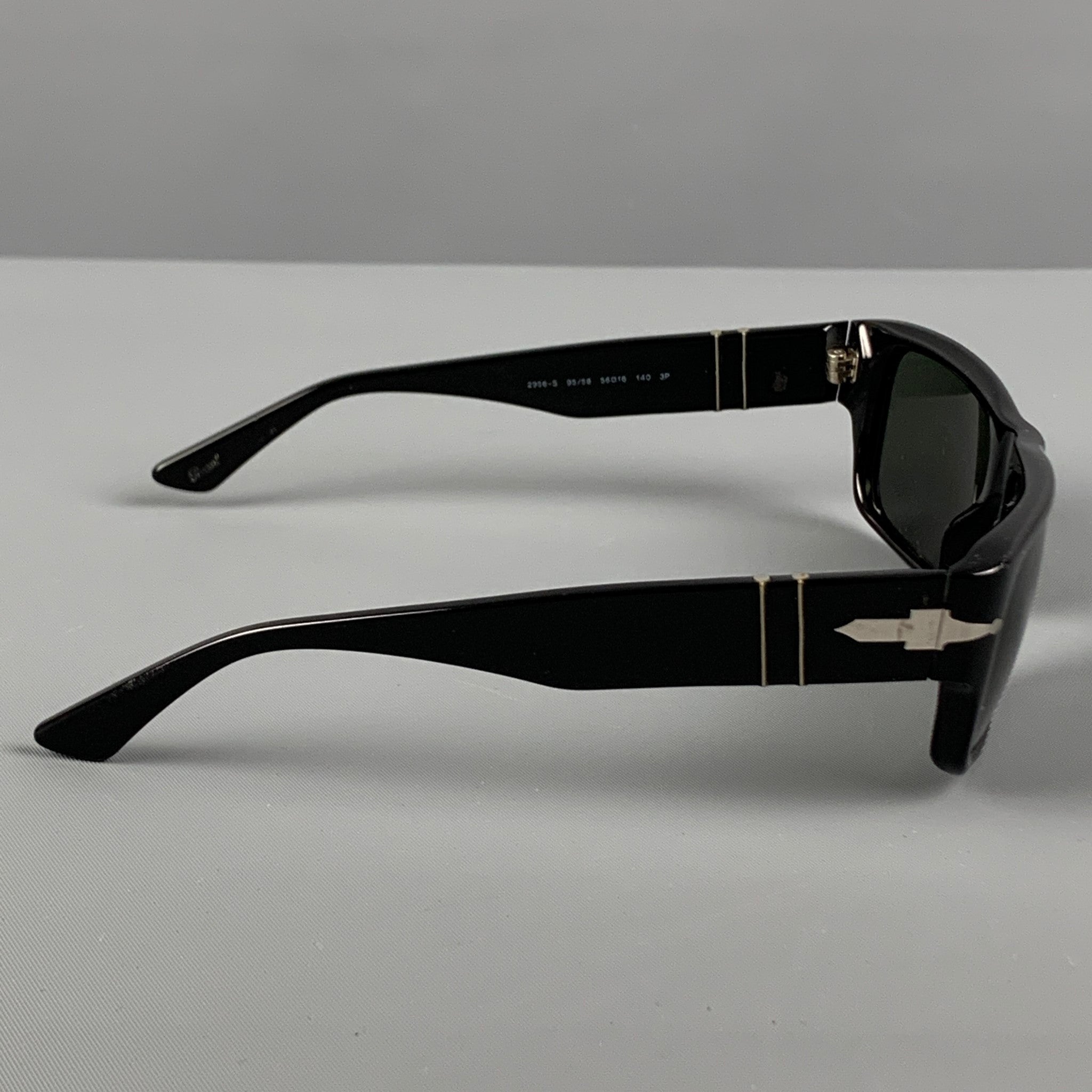 PERSOL Black Acetate Polarized Sunglasses – Sui Generis Designer