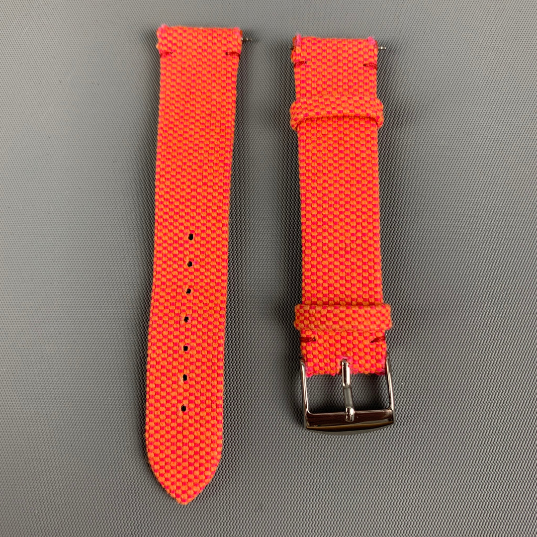MERCI Pink Orange Yellow Checkered Watch Band