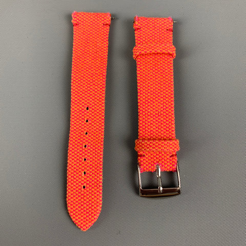 MERCI Correa de reloj a cuadros rosa, naranja, amarillo
