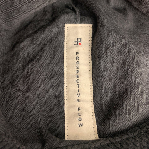 PROSPECTIVE FLOW Charcoal Woven Cotton Hats