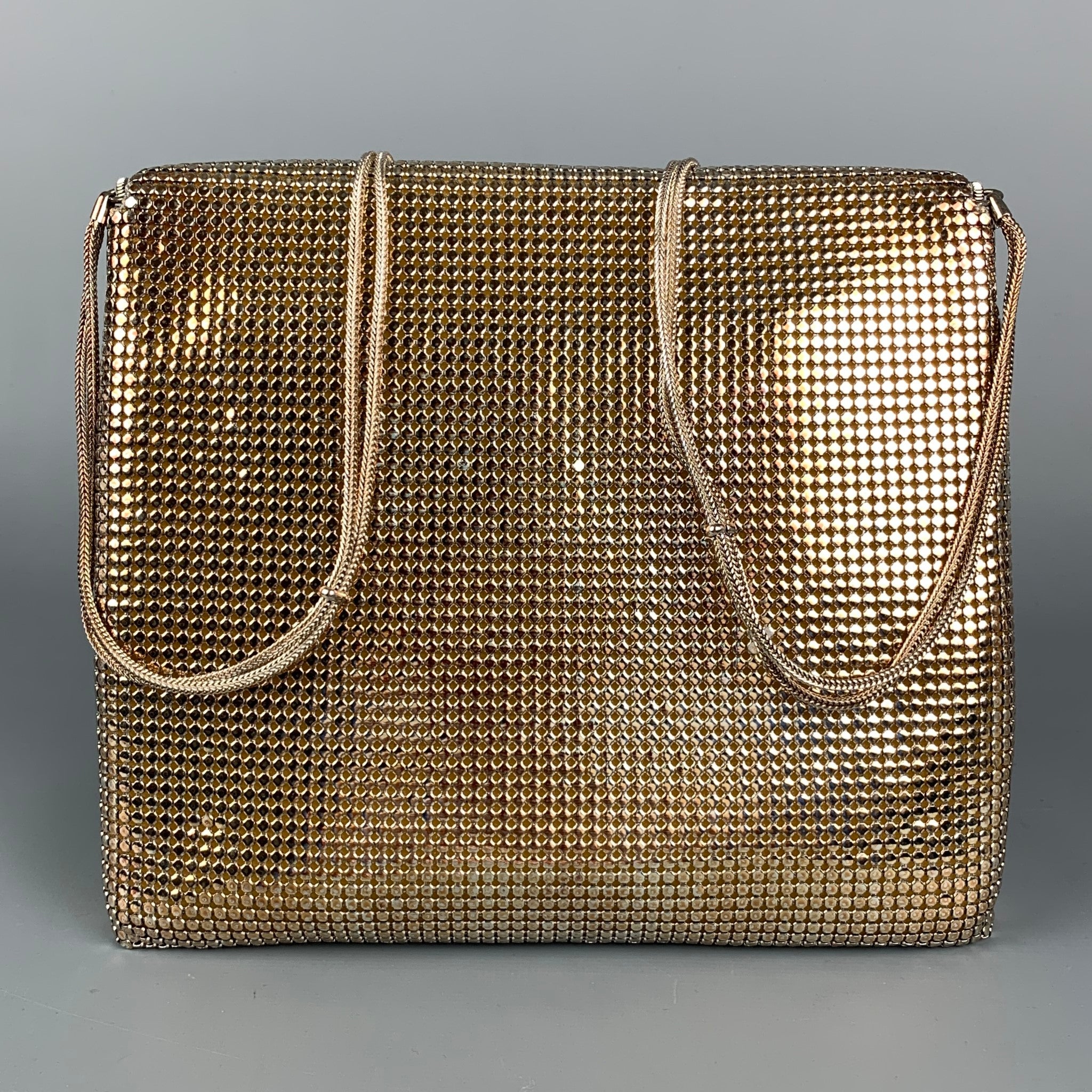 Pierre Cardin Vintage Leather Trim Monograme Shoulder Bag - Beige