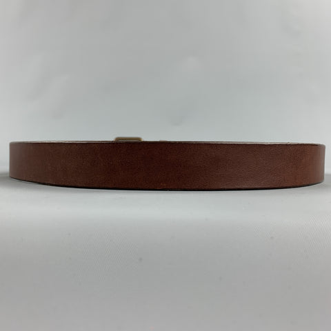 CIRCA Vacchetta Size 38 Brown Leather Belt